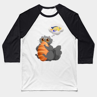 eat a loaf, dream a fish Baseball T-Shirt